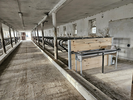 Oprava stáje pro skot K96 na farmě Milovice